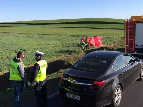 wypadek 2 fot. OSP Krobia