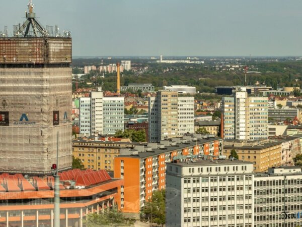 Poznań z poziomu dachu. Ataner ul. Towarowa 39 fot. Sławek Wąchała