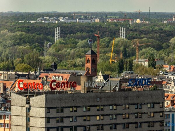 Poznań z poziomu dachu. Ataner ul. Towarowa 39 fot. Sławek Wąchała