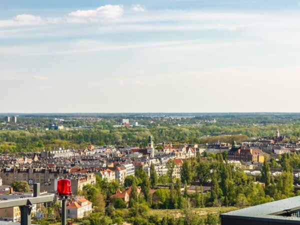 Poznań z poziomu dachu. Ataner ul. Towarowa 39 fot. Sławek Wąchała
