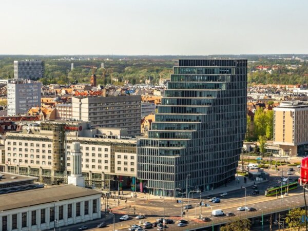 Poznań z poziomu dachu. Ataner ul. Towarowa 39 fot. Sławek Wąchała