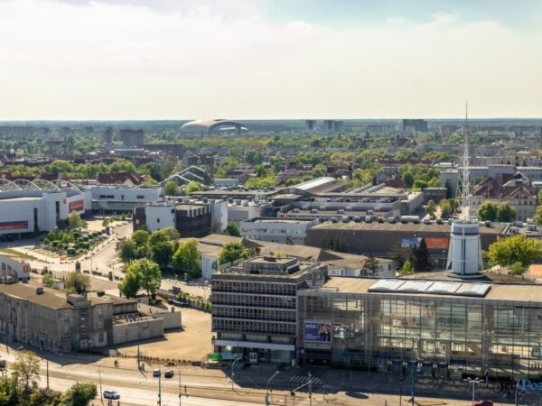 Poznań z poziomu dachu. Ataner ul. Towarowa 39 fot. Sławek Wąchała