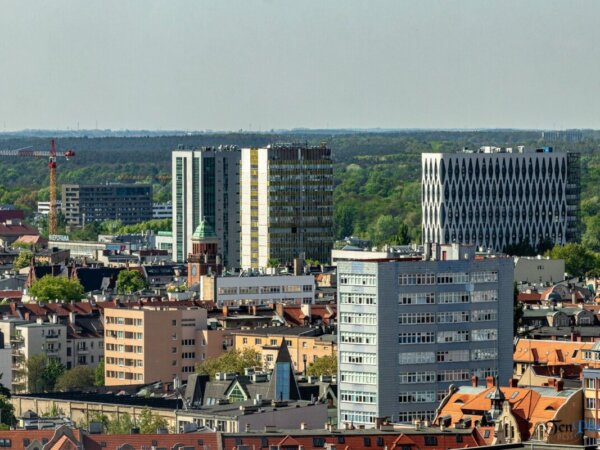 Poznań z poziomu dachu. Ataner ul. Towarowa 39 fot. Sławek Wąchała