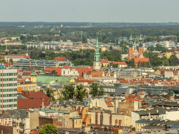 Poznań z poziomu dachu. Ataner ul. Towarowa 39 fot. Sławek Wąchała
