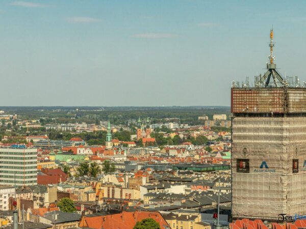 Poznań z poziomu dachu. Ataner ul. Towarowa 39 fot. Sławek Wąchała