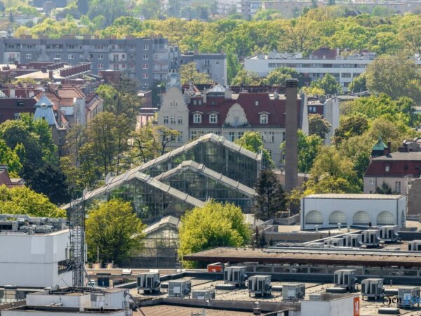 Poznań z poziomu dachu. Ataner ul. Towarowa 39 fot. Sławek Wąchała