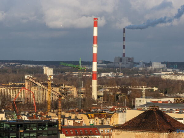 Poznań ponad dachami z Zamku Przemysła fot. Sławek Wąchała