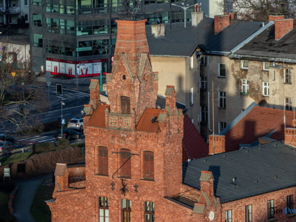 Poznań ponad dachami z Zamku Przemysła fot. Sławek Wąchała