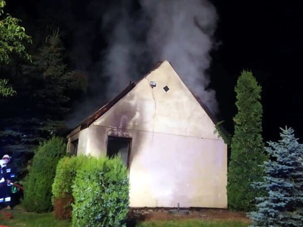 pożar fot. OSP Ślesin