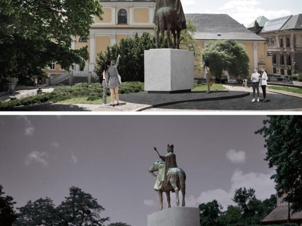 projekt pomnika Przemysła II autorstwa S. Szwechowicza fot. UMP