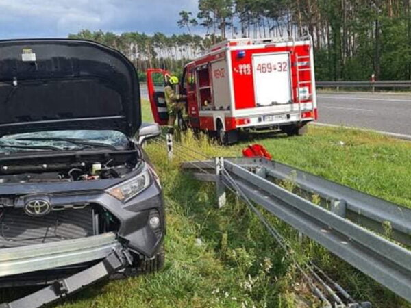 wypadek w Kępnie fot. OSP Perzów