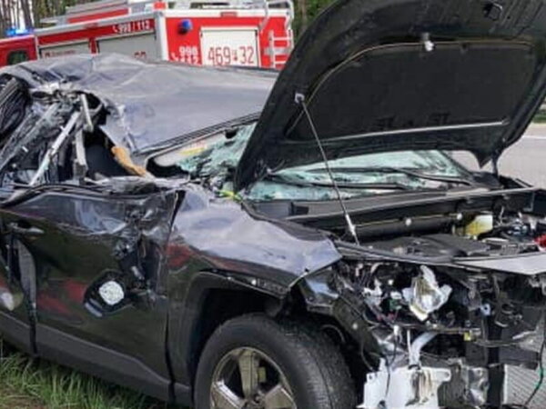 wypadek w Kępnie fot. OSP Perzów
