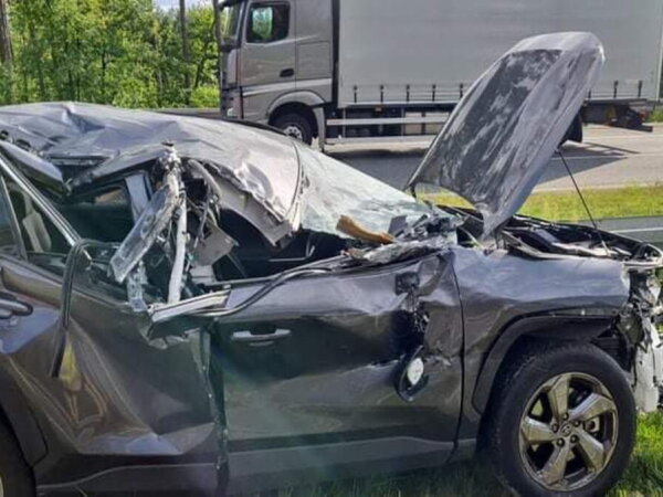 wypadek w Kępnie fot. OSP Perzów