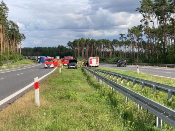 wypadek w Kępnie fot. OSP Perzów