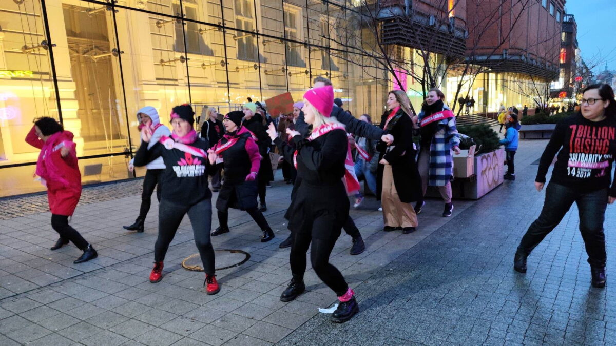 One Billion Rising Poznań fot. K. Adamska