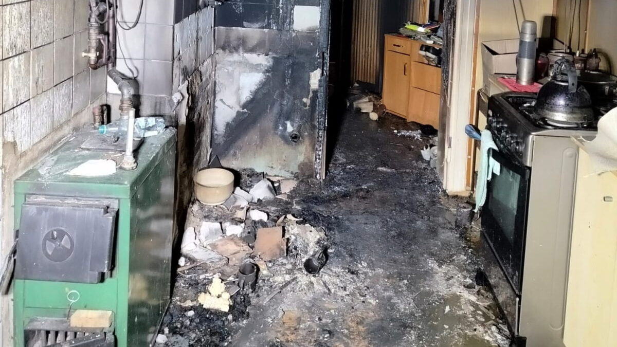 pożar Krzyż fot. KP PSP Czarnków