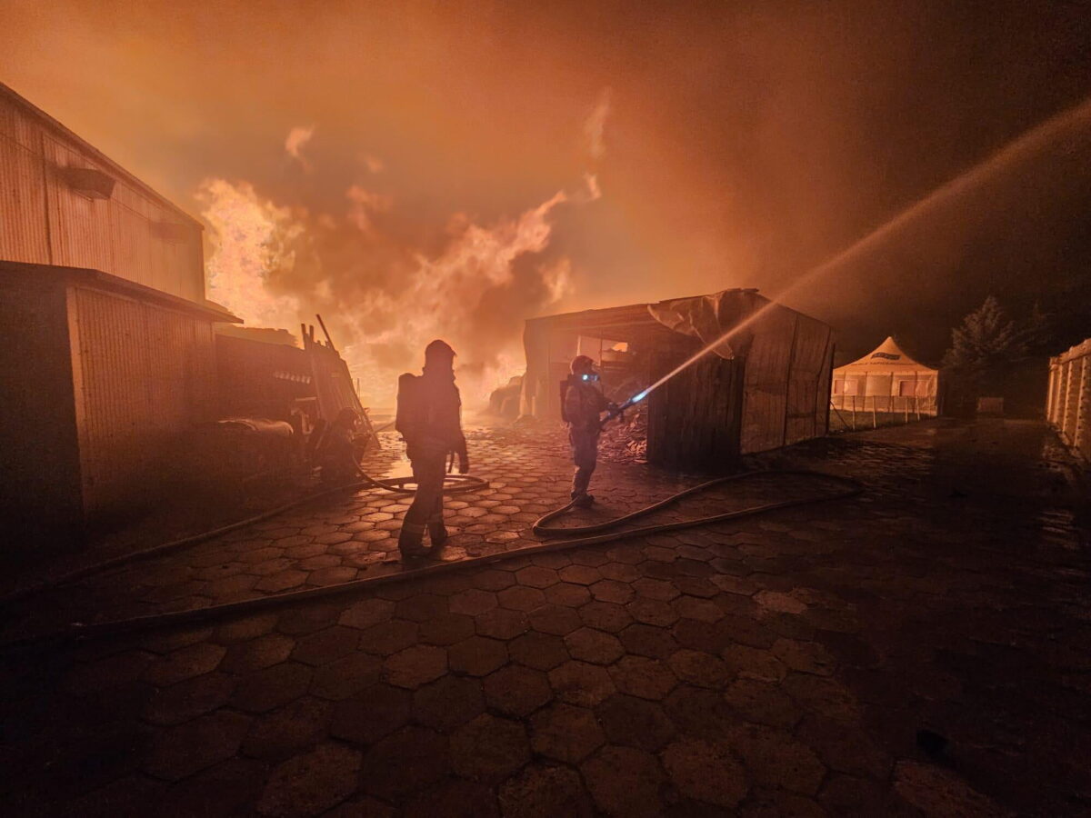 Pozar Fot. Sekc. Kamila Kozlowska Archiwum OSP Mnichowo OSP Strzyzewo Smykowe OSP Lubowo OSP Trzemeszno