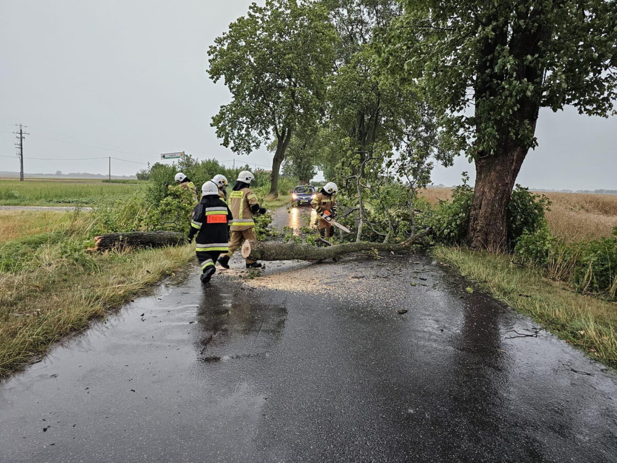 Skutki Burzy Fot. KP PSP Zlotow Jednostki OSP Z Powiatu Zlotowskiego 1