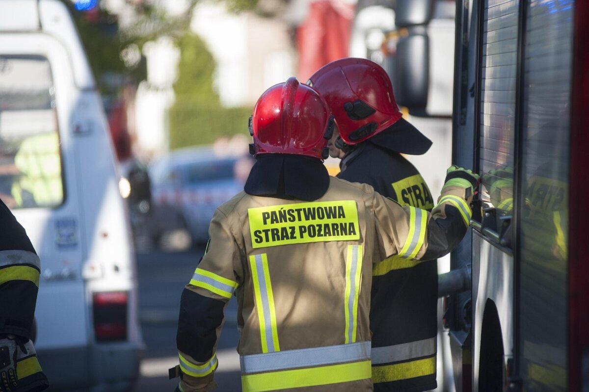 Dwie osoby poszkodowane w pożarze kotłowni w powiecie krotoszyńskim